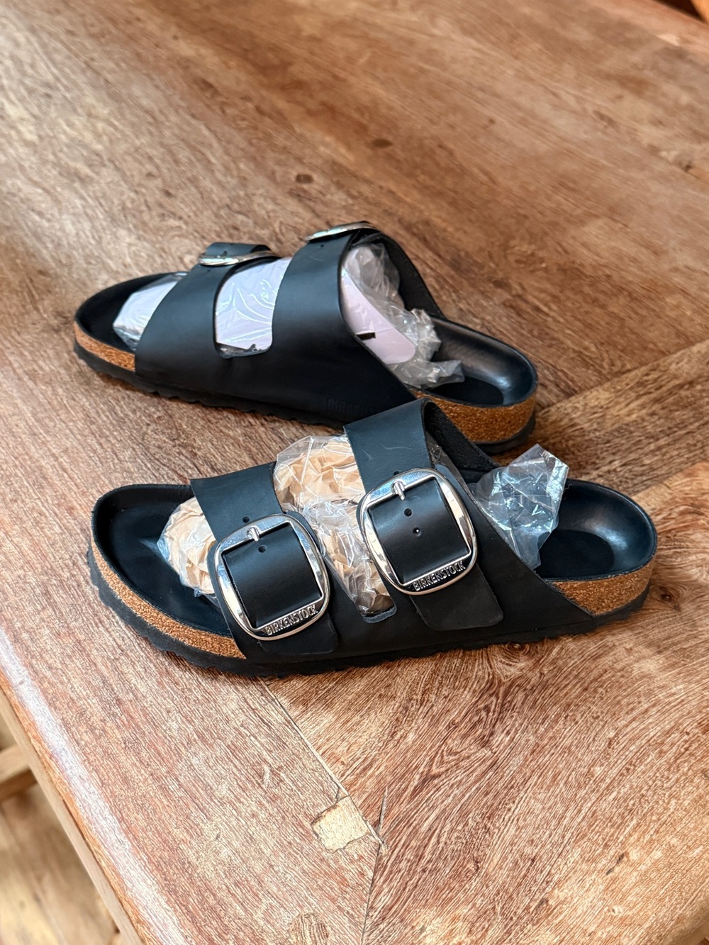 Birkenstock Arizona Big Buckle Slide Sandal 38 7-7.5 - Picture 7 of 9